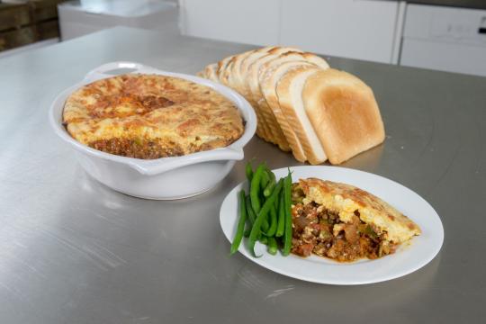 Easy Moussaka, Nancy’s thrifty version