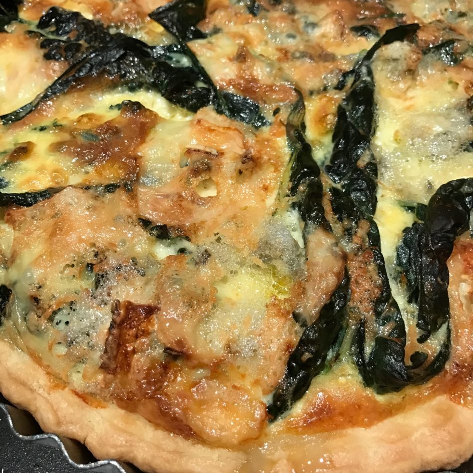 Cavolo Nero Bacon & Blue Cheese Tart