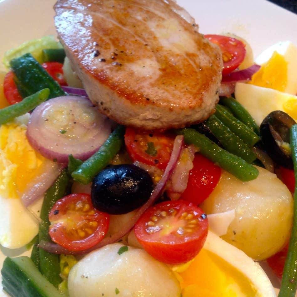 Tuna Nicoise Salad, easy