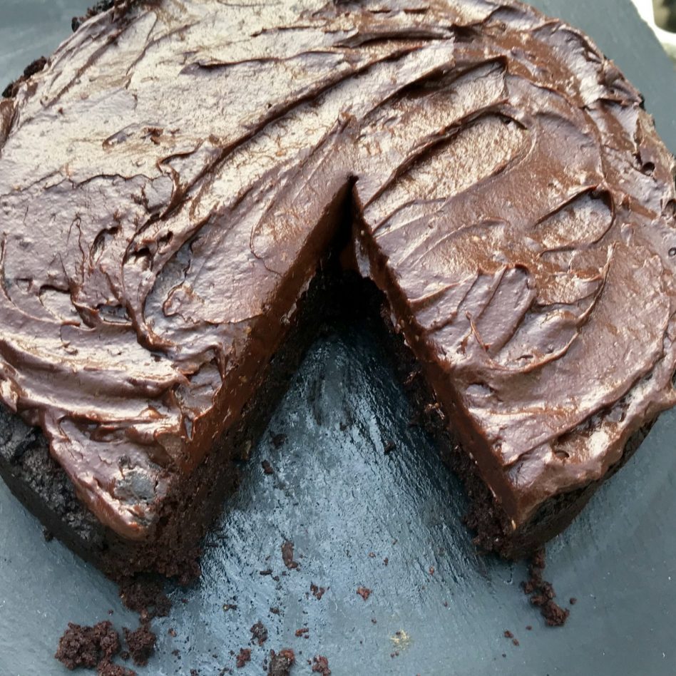 VEGAN Chocolate cake (cocoa bean)