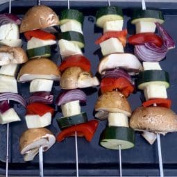 Simple Halloumi Skewers