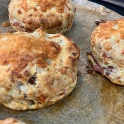 Easy Cheese & Bacon Scones - Baked