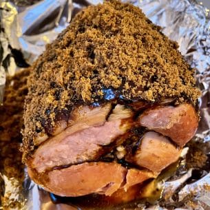 Christmas Ham, with Black treacle – Easy!