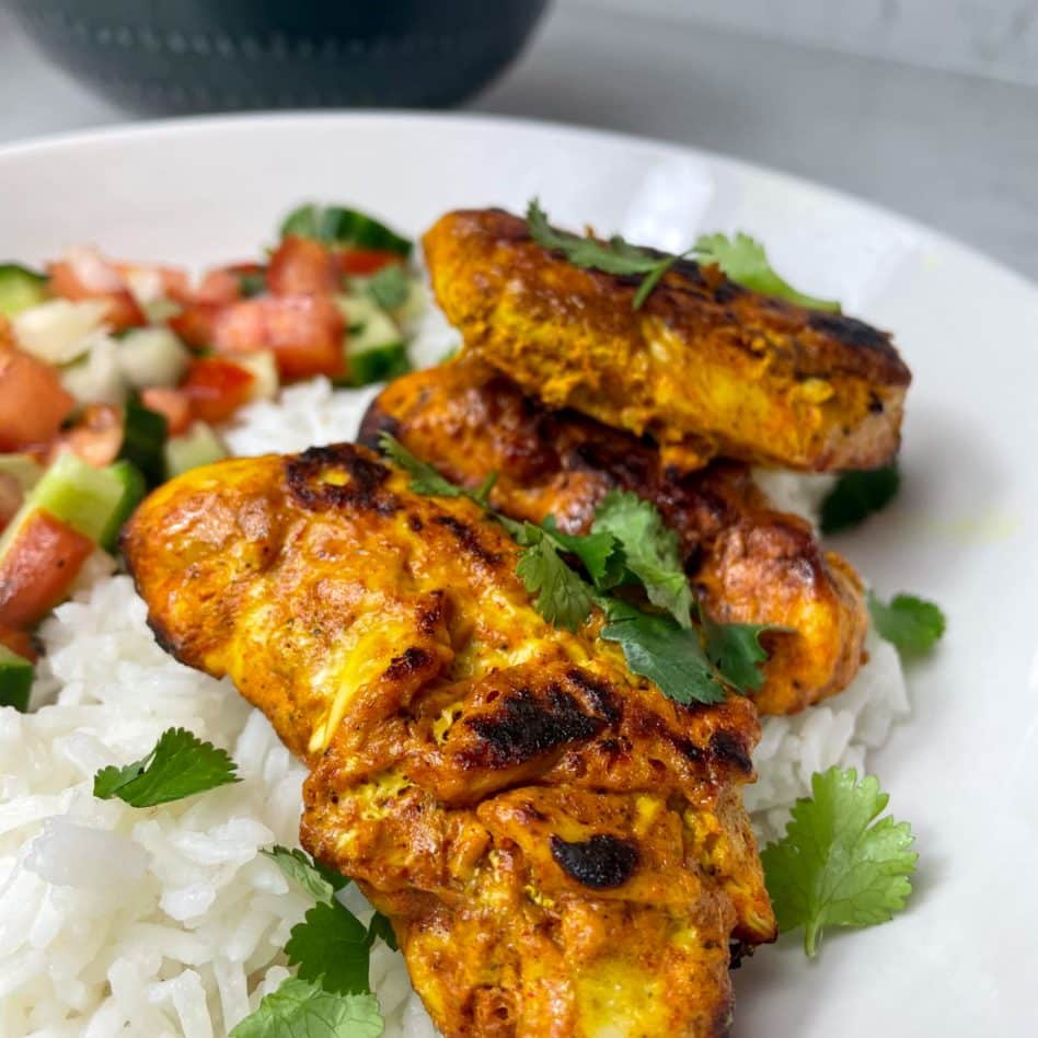 Tandoori Chicken, slimming style