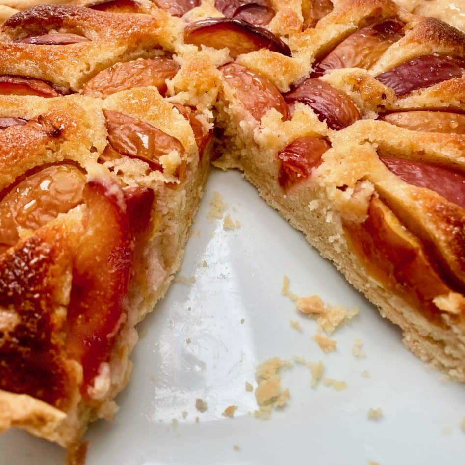 Nectarine Frangipane Tart – Easy!